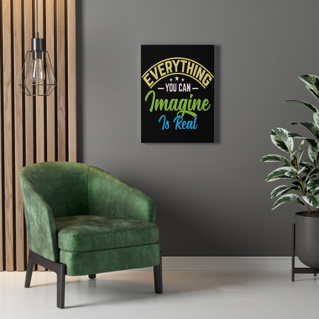 Scripture Walls Inspirational Wall Art Everything You Can Imagine Is Real Wall Art Motivation Wall Decor for Home Office Gym Inspiring Success Quote Print Ready to Hang Unframed-Express Your Love Gifts