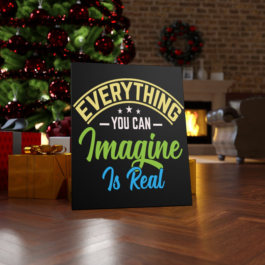Scripture Walls Inspirational Wall Art Everything You Can Imagine Is Real Wall Art Motivation Wall Decor for Home Office Gym Inspiring Success Quote Print Ready to Hang Unframed-Express Your Love Gifts