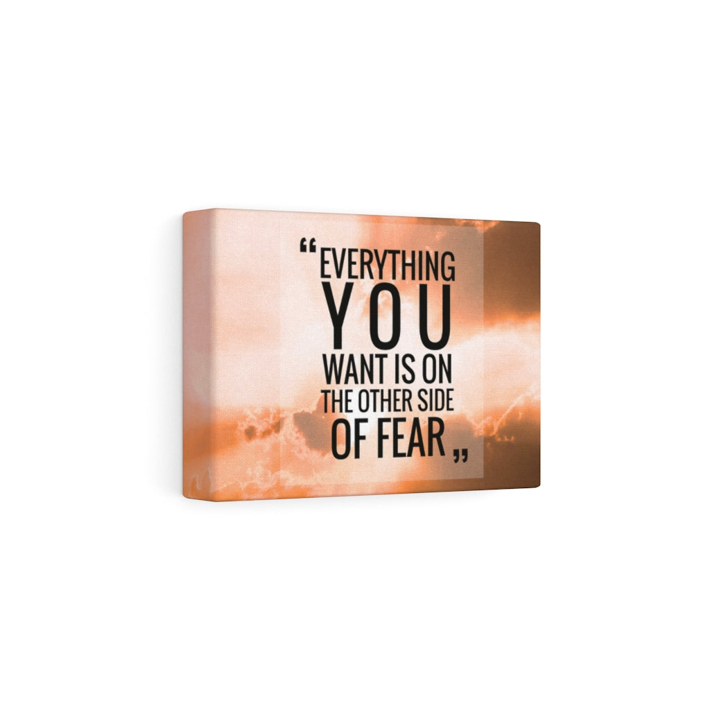 Scripture Walls Inspirational Wall Art Everything You Want Is On Motivational Print Ready to Hang Artwork Unframed-Express Your Love Gifts