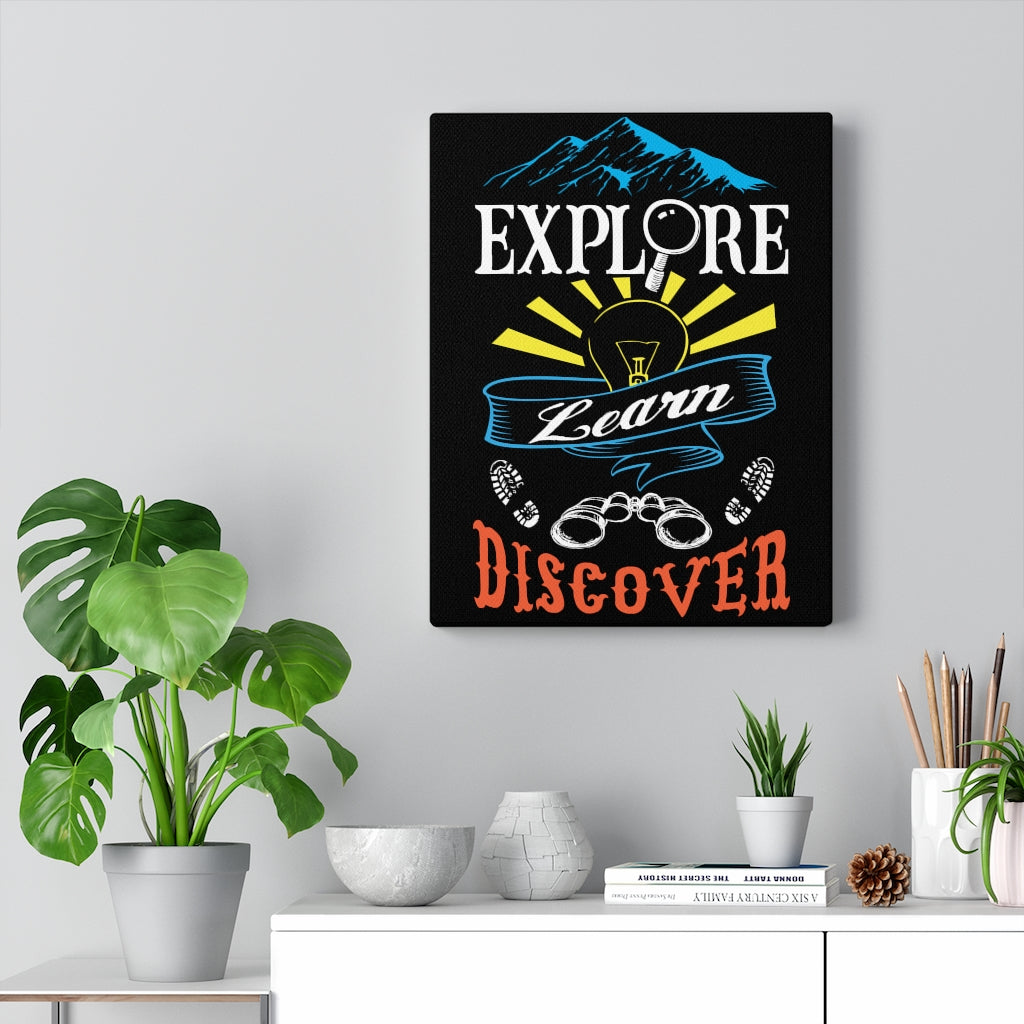 Scripture Walls Inspirational Wall Art Explore Wall Art Motivational Motto Inspiring Prints Artwork Decor Ready to Hang Unframed-Express Your Love Gifts