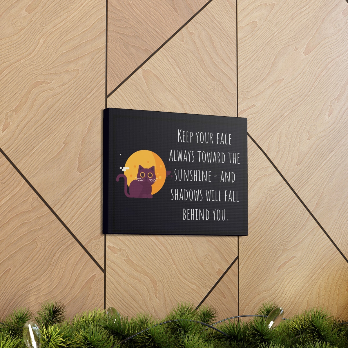 Scripture Walls Inspirational Wall Art Face Toward The Sunshine Motivation Wall Decor for Home Office Gym Inspiring Success Quote Print Ready to Hang Unframed-Express Your Love Gifts