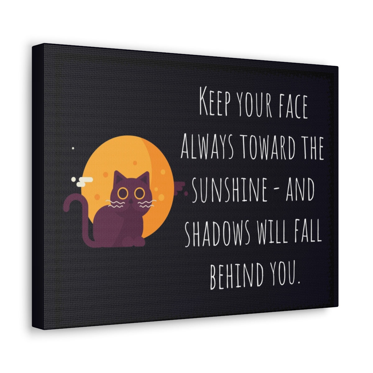 Scripture Walls Inspirational Wall Art Face Toward The Sunshine Motivation Wall Decor for Home Office Gym Inspiring Success Quote Print Ready to Hang Unframed-Express Your Love Gifts