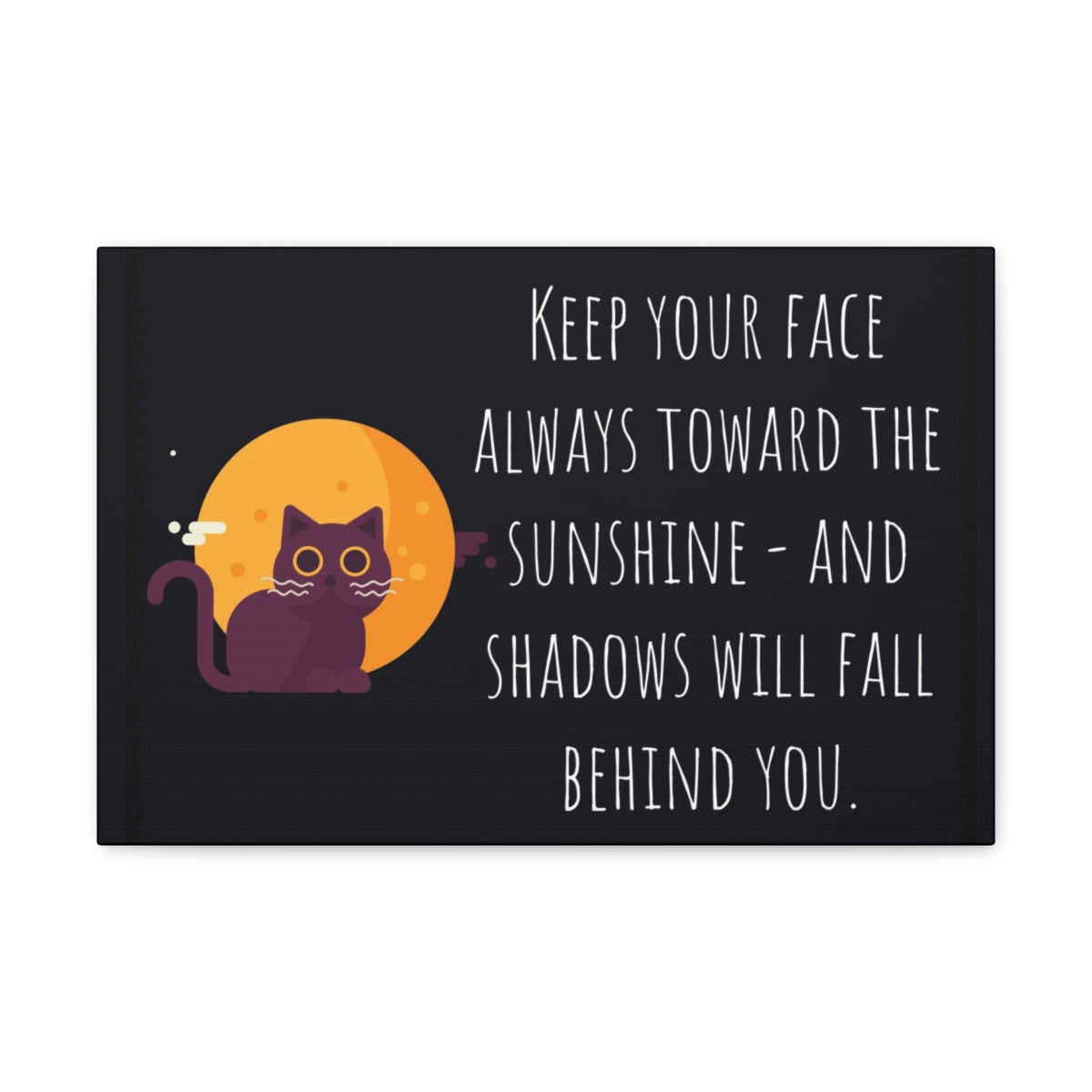 Scripture Walls Inspirational Wall Art Face Toward The Sunshine Motivation Wall Decor for Home Office Gym Inspiring Success Quote Print Ready to Hang Unframed-Express Your Love Gifts