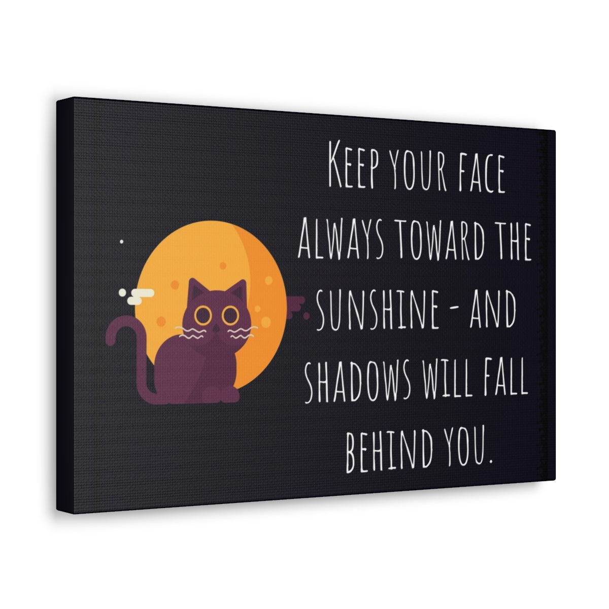 Scripture Walls Inspirational Wall Art Face Toward The Sunshine Motivation Wall Decor for Home Office Gym Inspiring Success Quote Print Ready to Hang Unframed-Express Your Love Gifts