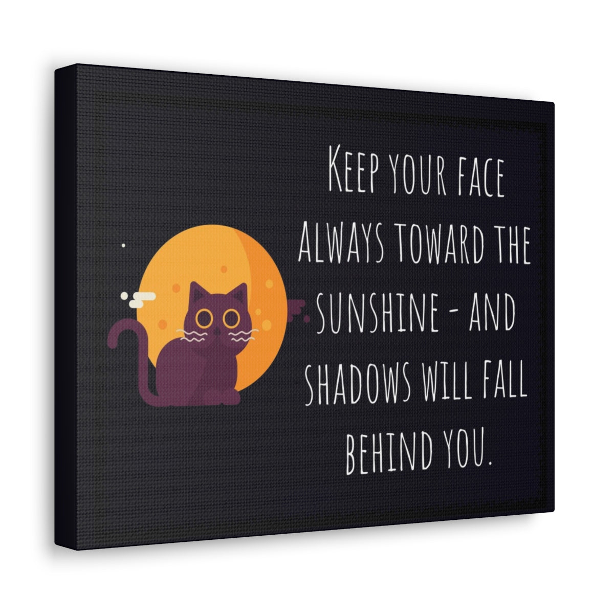 Scripture Walls Inspirational Wall Art Face Toward The Sunshine Motivation Wall Decor for Home Office Gym Inspiring Success Quote Print Ready to Hang Unframed-Express Your Love Gifts