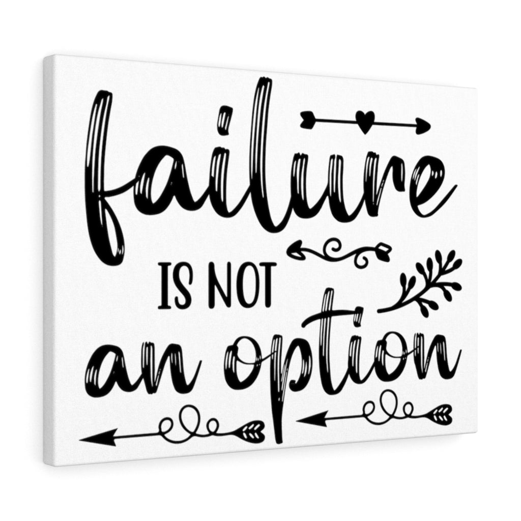 Scripture Walls Inspirational Wall Art Failure Is Not An Option Wall Art Motivation Wall Decor for Home Office Gym Inspiring Success Quote Print Ready to Hang Unframed-Express Your Love Gifts