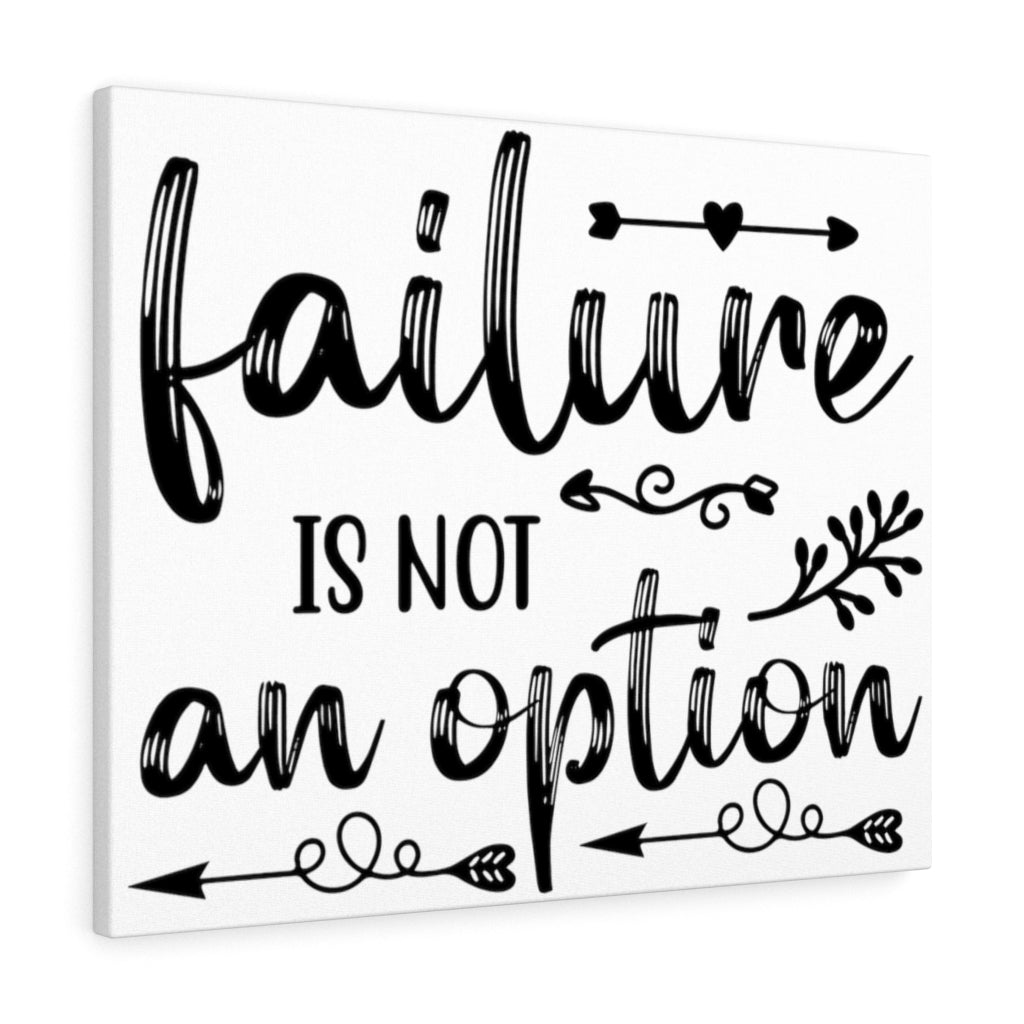 Scripture Walls Inspirational Wall Art Failure Is Not An Option Wall Art Motivation Wall Decor for Home Office Gym Inspiring Success Quote Print Ready to Hang Unframed-Express Your Love Gifts