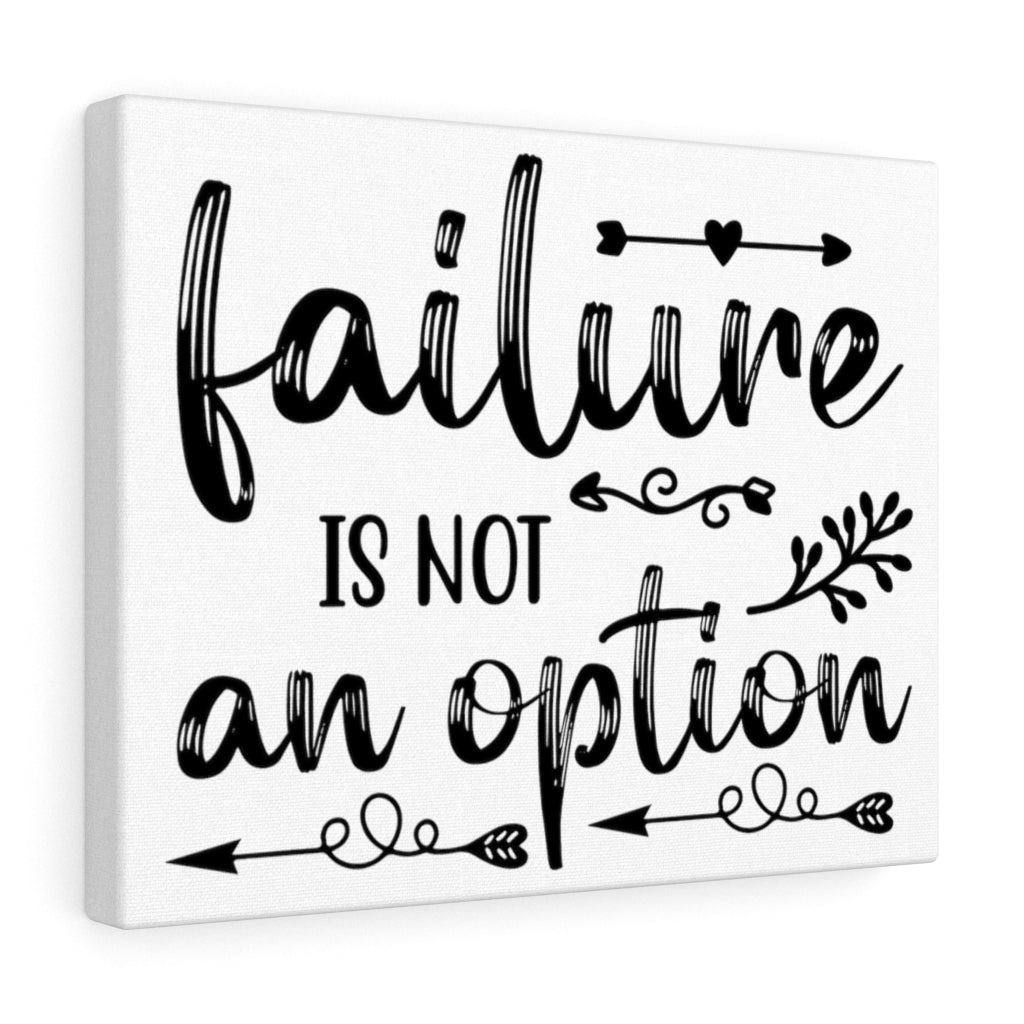 Scripture Walls Inspirational Wall Art Failure Is Not An Option Wall Art Motivation Wall Decor for Home Office Gym Inspiring Success Quote Print Ready to Hang Unframed-Express Your Love Gifts