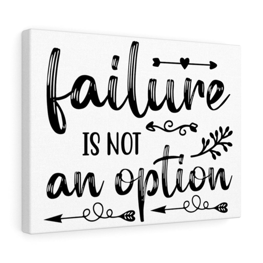 Scripture Walls Inspirational Wall Art Failure Is Not An Option Wall Art Motivation Wall Decor for Home Office Gym Inspiring Success Quote Print Ready to Hang Unframed-Express Your Love Gifts
