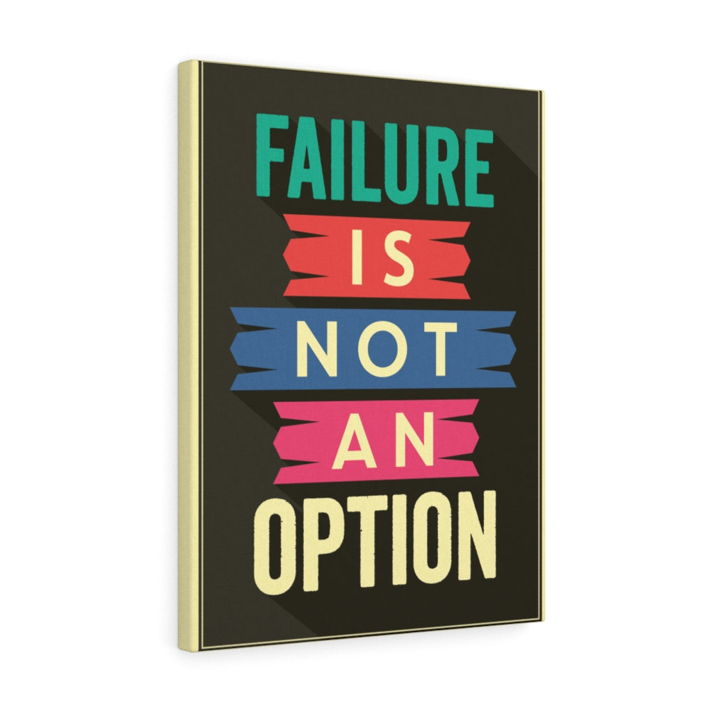 Scripture Walls Inspirational Wall Art Failure Is Not An Option Wall Art Motivational Motto Inspiring Prints Artwork Decor Ready to Hang Unframed-Express Your Love Gifts
