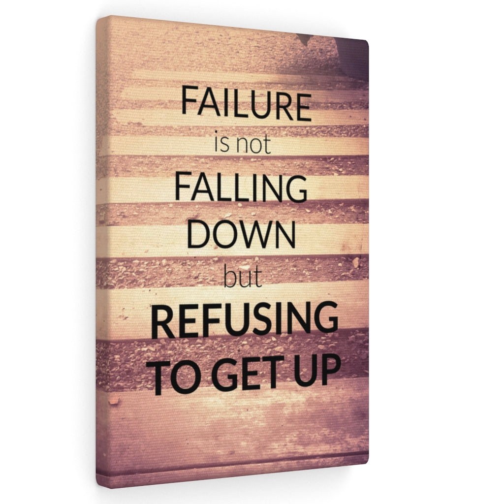 Scripture Walls Inspirational Wall Art Failure Is Not Falling Down Brown Wall Art Motivational Motto Inspiring Prints Artwork Decor Ready to Hang Unframed-Express Your Love Gifts
