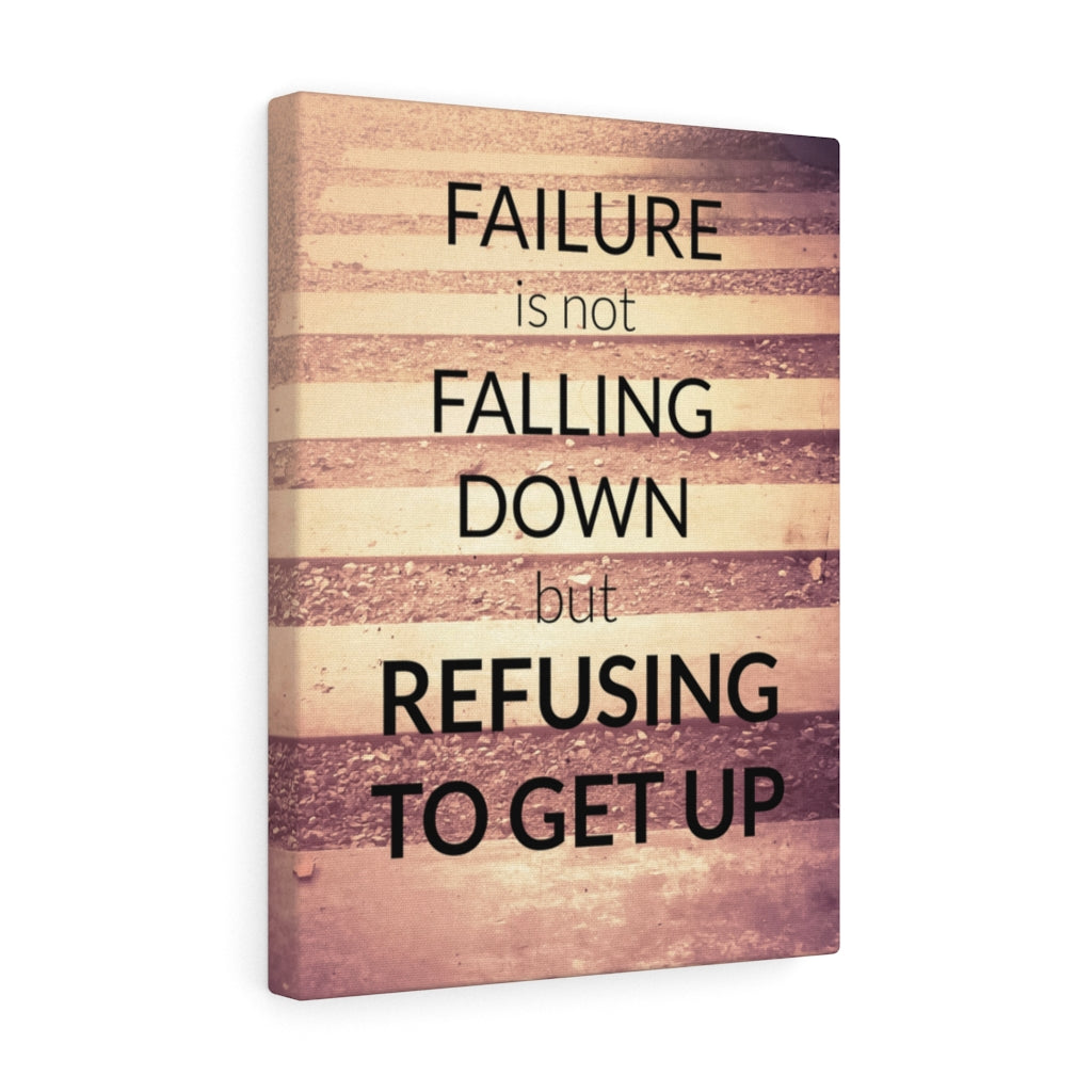 Scripture Walls Inspirational Wall Art Failure Is Not Falling Down Brown Wall Art Motivational Motto Inspiring Prints Artwork Decor Ready to Hang Unframed-Express Your Love Gifts