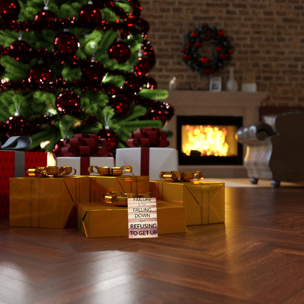 Scripture Walls Inspirational Wall Art Failure Is Not Falling Down Brown Wall Art Motivational Motto Inspiring Prints Artwork Decor Ready to Hang Unframed-Express Your Love Gifts