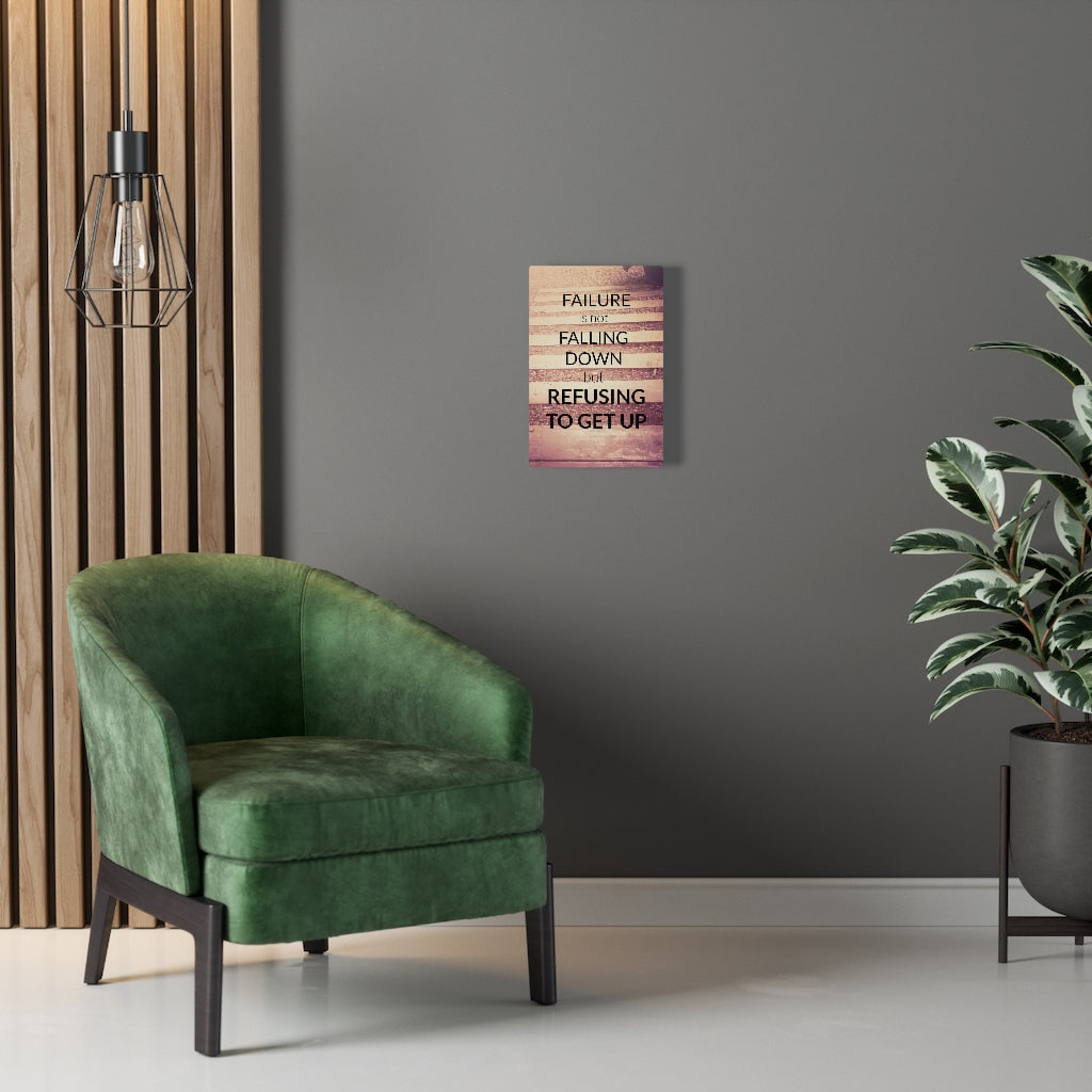Scripture Walls Inspirational Wall Art Failure Is Not Falling Down Brown Wall Art Motivational Motto Inspiring Prints Artwork Decor Ready to Hang Unframed-Express Your Love Gifts