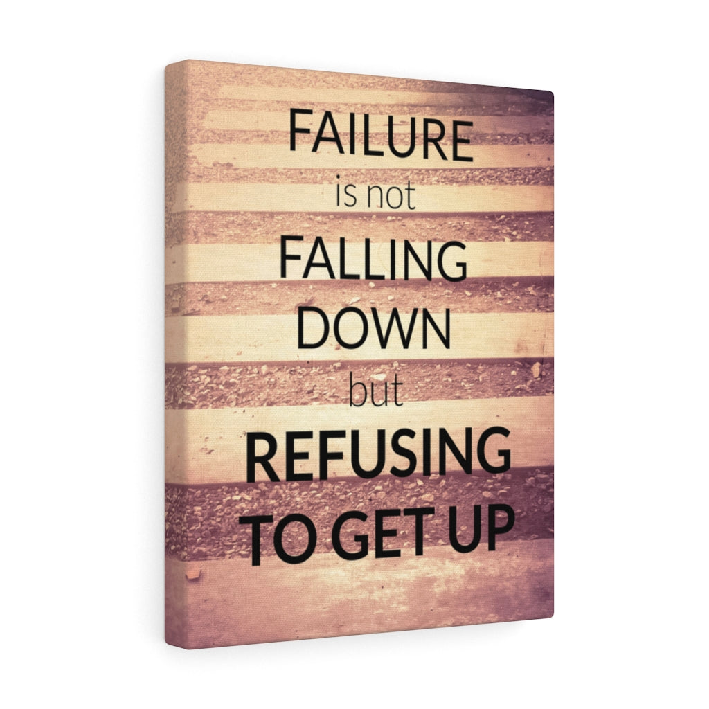 Scripture Walls Inspirational Wall Art Failure Is Not Falling Down Brown Wall Art Motivational Motto Inspiring Prints Artwork Decor Ready to Hang Unframed-Express Your Love Gifts