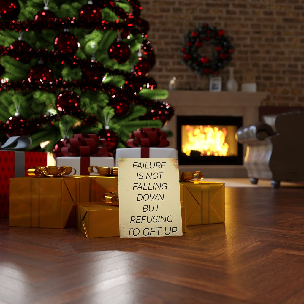 Scripture Walls Inspirational Wall Art Failure Is Not Falling Down Motivational Print Ready to Hang Artwork Unframed-Express Your Love Gifts