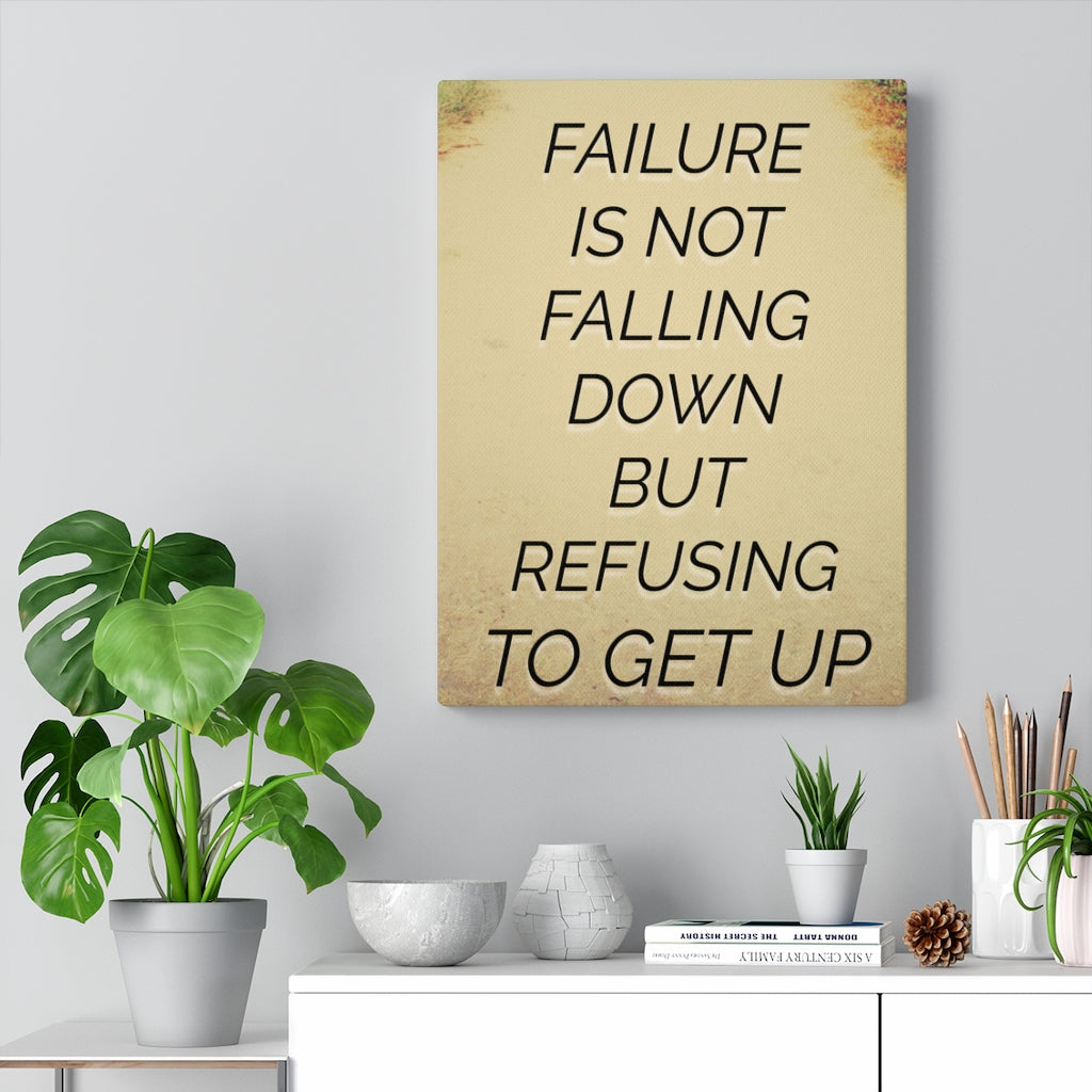 Scripture Walls Inspirational Wall Art Failure Is Not Falling Down Motivational Print Ready to Hang Artwork Unframed-Express Your Love Gifts