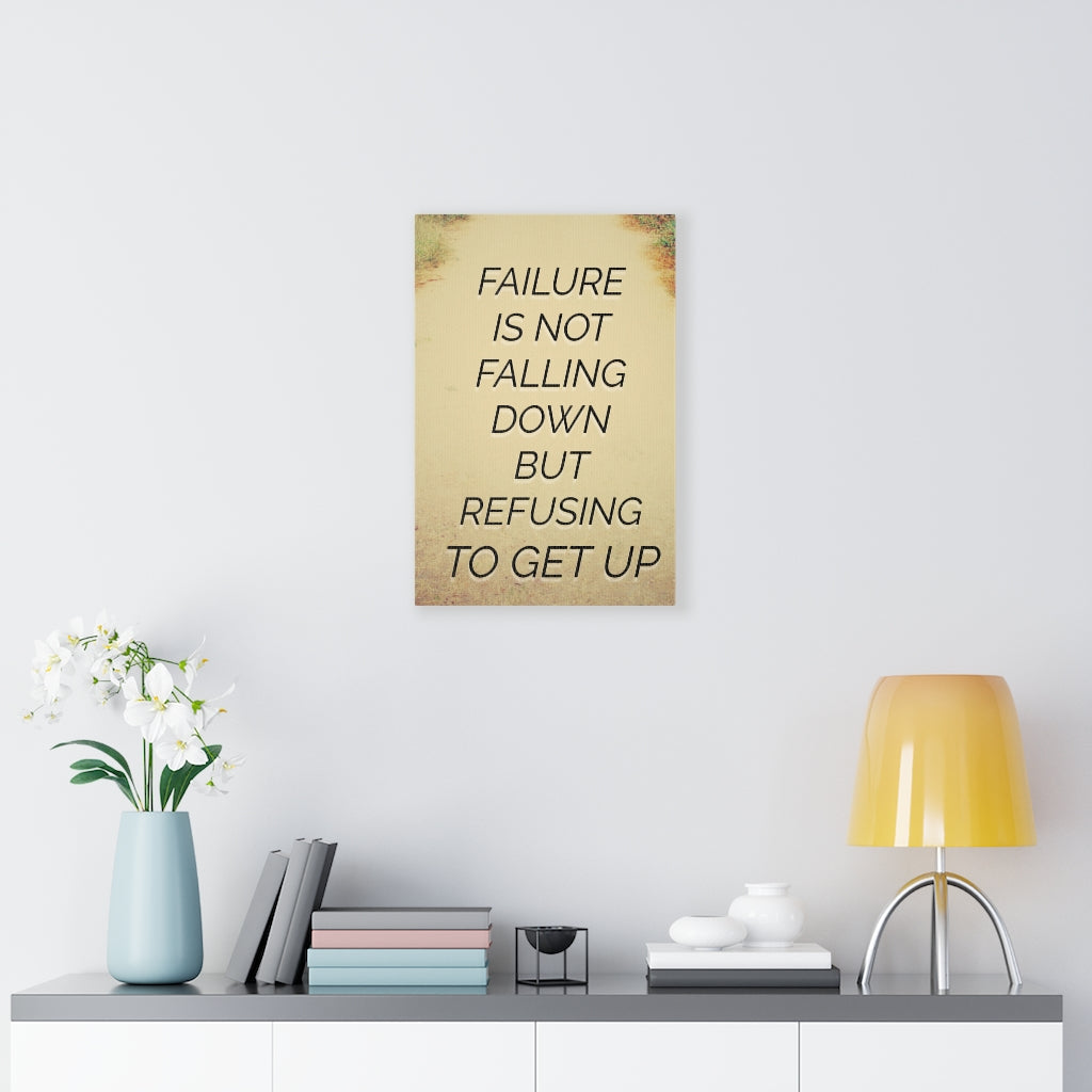 Scripture Walls Inspirational Wall Art Failure Is Not Falling Down Motivational Print Ready to Hang Artwork Unframed-Express Your Love Gifts