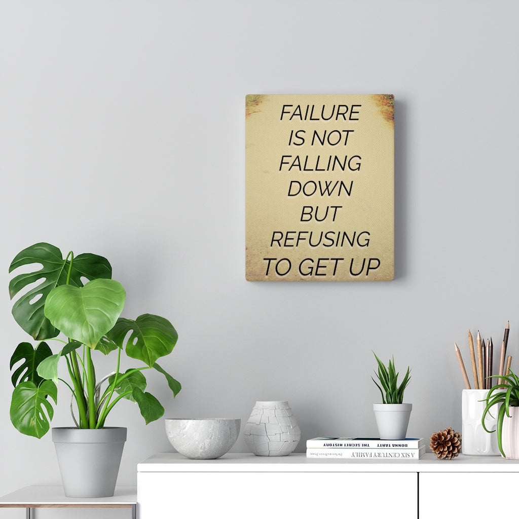 Scripture Walls Inspirational Wall Art Failure Is Not Falling Down Motivational Print Ready to Hang Artwork Unframed-Express Your Love Gifts