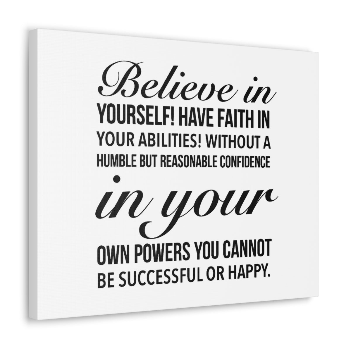 Scripture Walls Inspirational Wall Art Faith In Your Abilities Motivation Wall Decor for Home Office Gym Inspiring Success Quote Print Ready to Hang Unframed-Express Your Love Gifts