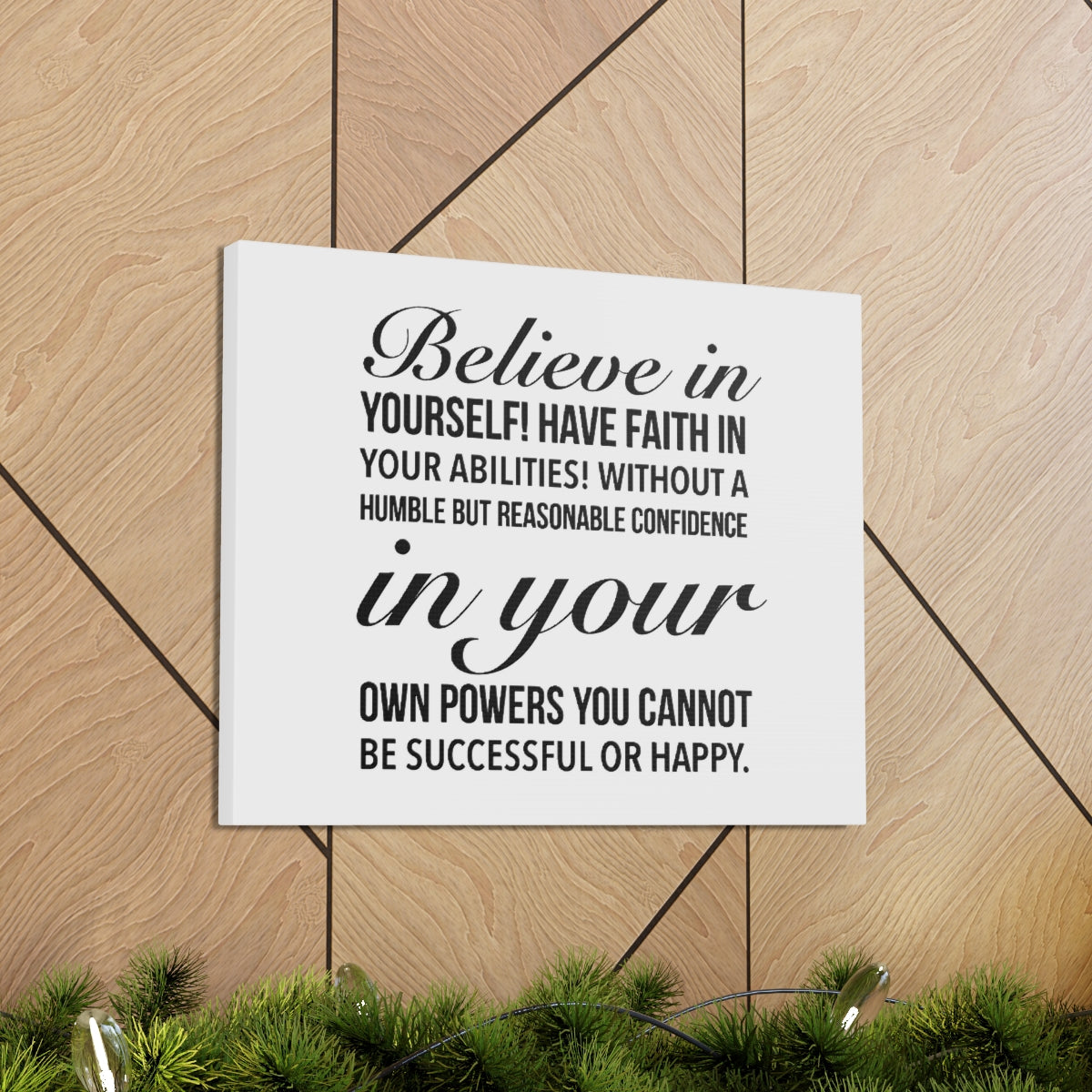 Scripture Walls Inspirational Wall Art Faith In Your Abilities Motivation Wall Decor for Home Office Gym Inspiring Success Quote Print Ready to Hang Unframed-Express Your Love Gifts