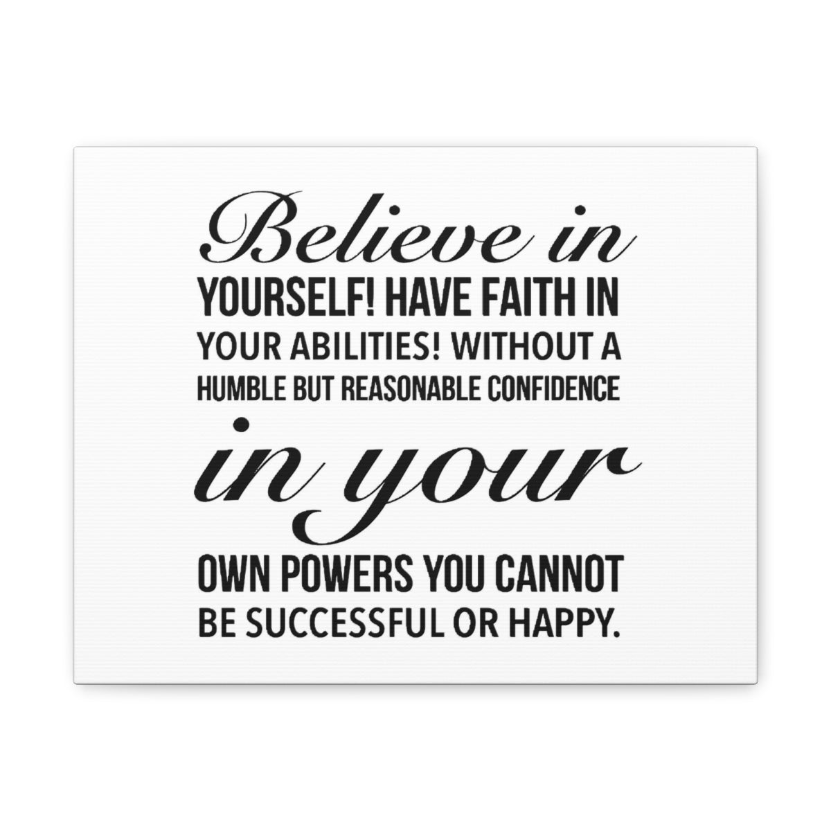 Scripture Walls Inspirational Wall Art Faith In Your Abilities Motivation Wall Decor for Home Office Gym Inspiring Success Quote Print Ready to Hang Unframed-Express Your Love Gifts