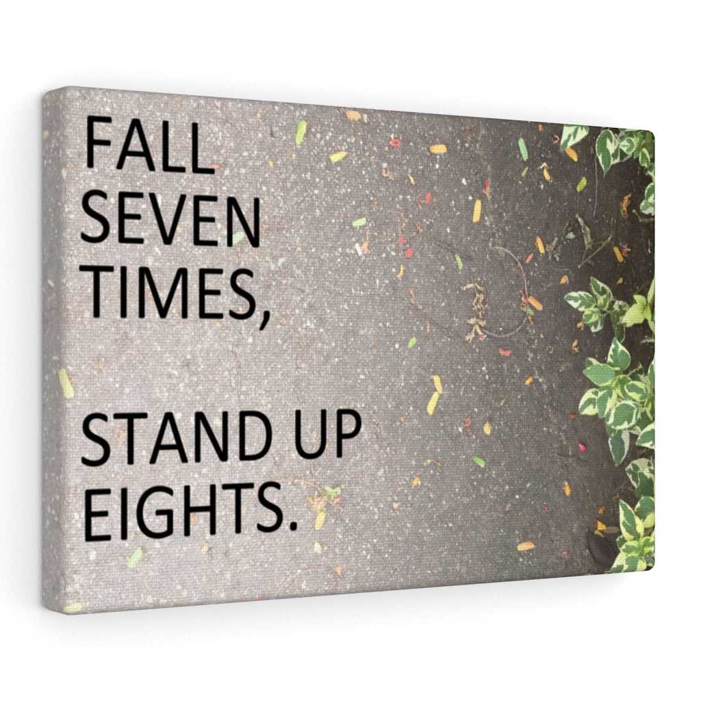 Scripture Walls Inspirational Wall Art Fall Seven Times Stand Up Eights Motivational Print Ready to Hang Artwork Unframed-Express Your Love Gifts