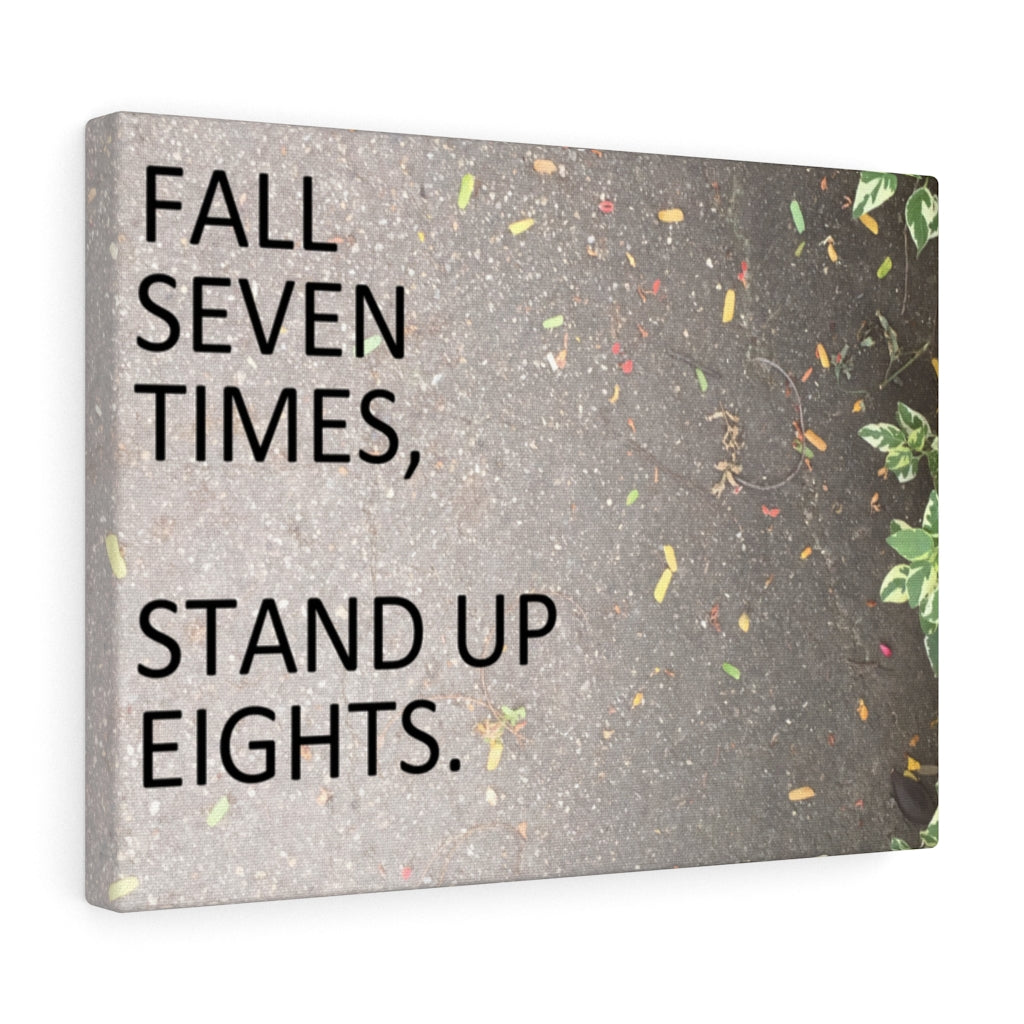 Scripture Walls Inspirational Wall Art Fall Seven Times Stand Up Eights Motivational Print Ready to Hang Artwork Unframed-Express Your Love Gifts