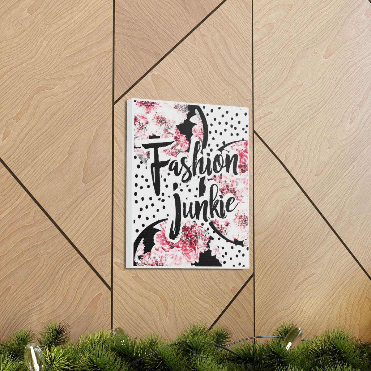 Scripture Walls Inspirational Wall Art Fashion Junkie Motivation Wall Decor for Home Office Gym Inspiring Success Quote Print Ready to Hang Unframed-Express Your Love Gifts