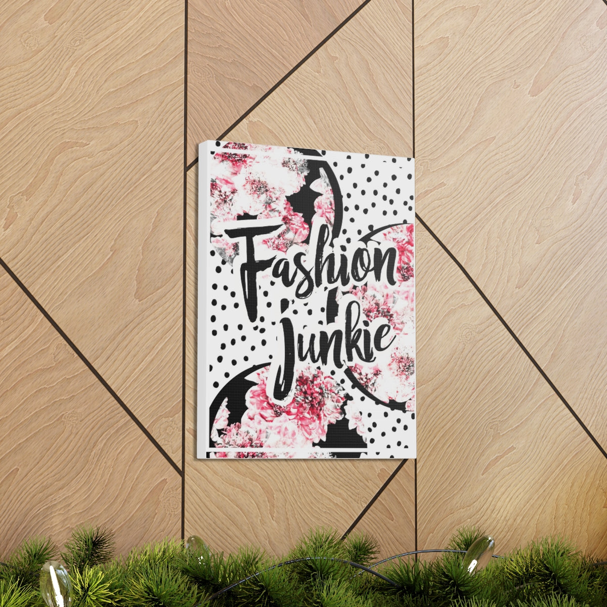 Scripture Walls Inspirational Wall Art Fashion Junkie Motivation Wall Decor for Home Office Gym Inspiring Success Quote Print Ready to Hang Unframed-Express Your Love Gifts