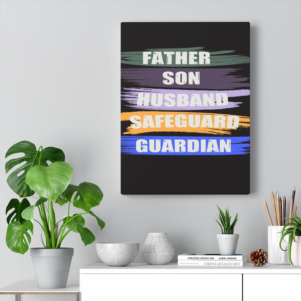 Scripture Walls Inspirational Wall Art Father Safeguard Guardian Wall Art Motivation Wall Decor for Home Office Gym Inspiring Success Quote Print Ready to Hang Unframed-Express Your Love Gifts