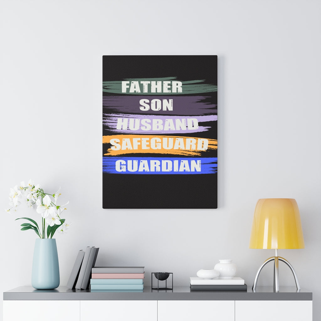 Scripture Walls Inspirational Wall Art Father Safeguard Guardian Wall Art Motivation Wall Decor for Home Office Gym Inspiring Success Quote Print Ready to Hang Unframed-Express Your Love Gifts