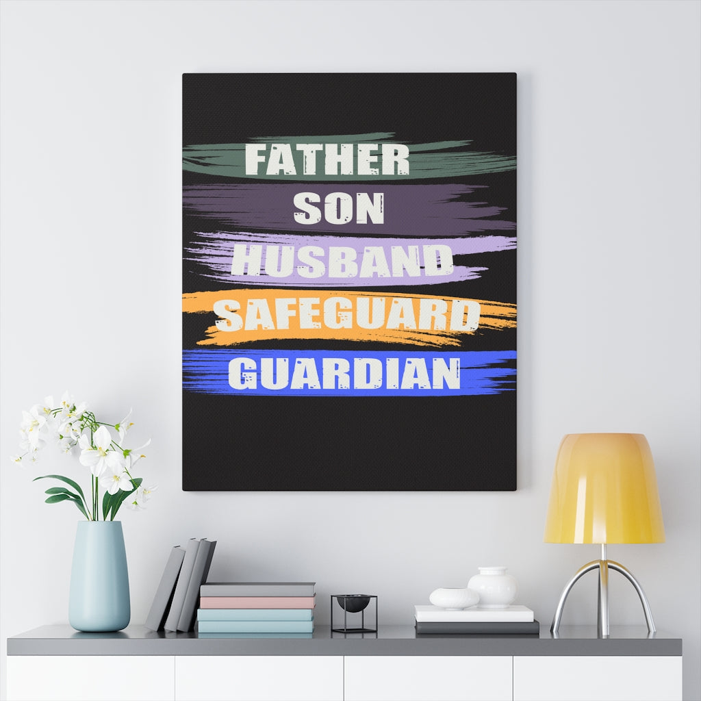 Scripture Walls Inspirational Wall Art Father Safeguard Guardian Wall Art Motivation Wall Decor for Home Office Gym Inspiring Success Quote Print Ready to Hang Unframed-Express Your Love Gifts