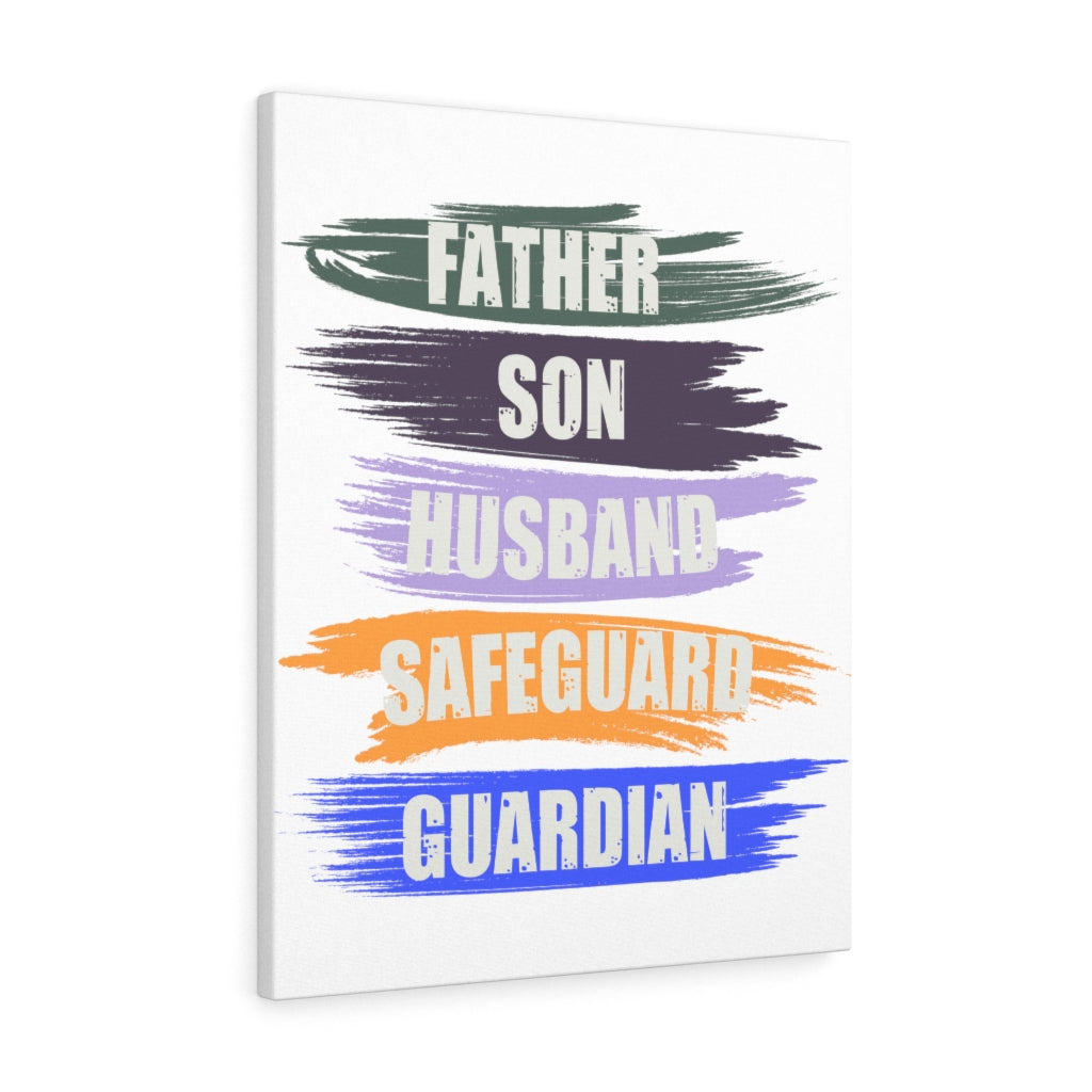 Scripture Walls Inspirational Wall Art Father Son Husband Safeguard Guardian Wall Art Motivation Wall Decor for Home Office Gym Inspiring Success Quote Print Ready to Hang Unframed-Express Your Love Gifts