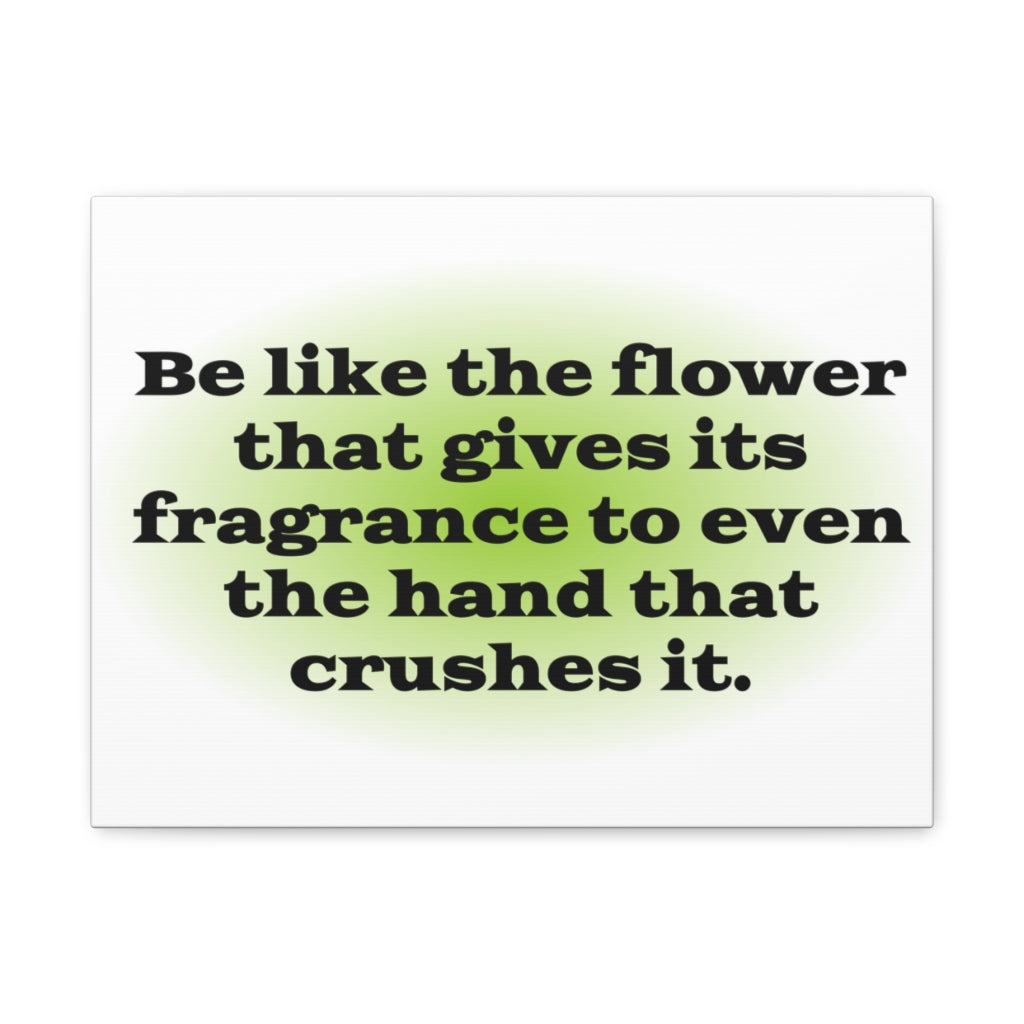 Scripture Walls Inspirational Wall Art Flower Gives Fragrance Motivation Wall Decor for Home Office Gym Inspiring Success Quote Print Ready to Hang Unframed-Express Your Love Gifts