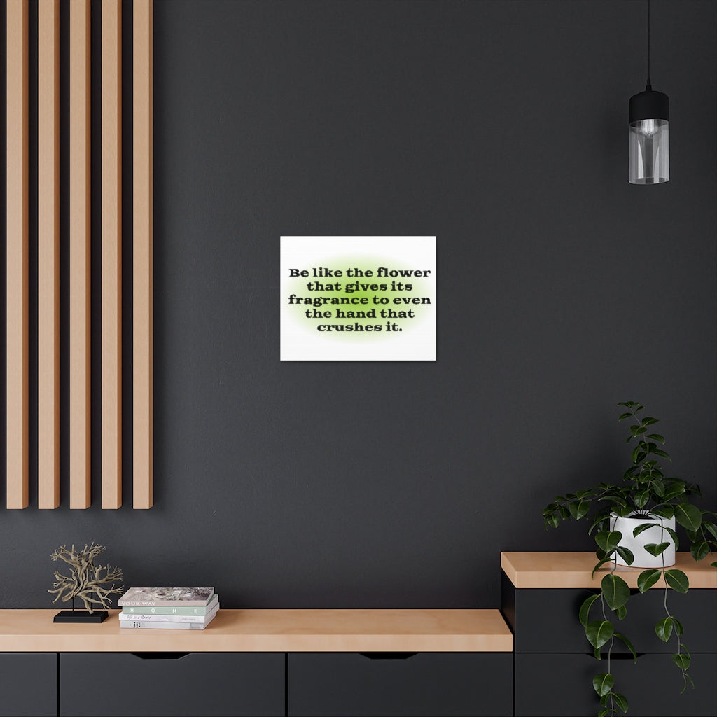 Scripture Walls Inspirational Wall Art Flower Gives Fragrance Motivation Wall Decor for Home Office Gym Inspiring Success Quote Print Ready to Hang Unframed-Express Your Love Gifts