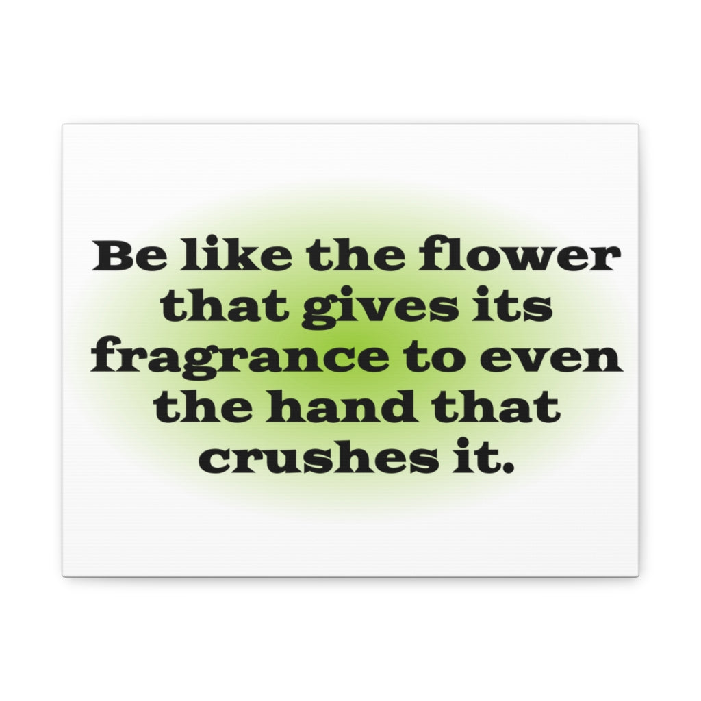 Scripture Walls Inspirational Wall Art Flower Gives Fragrance Motivation Wall Decor for Home Office Gym Inspiring Success Quote Print Ready to Hang Unframed-Express Your Love Gifts