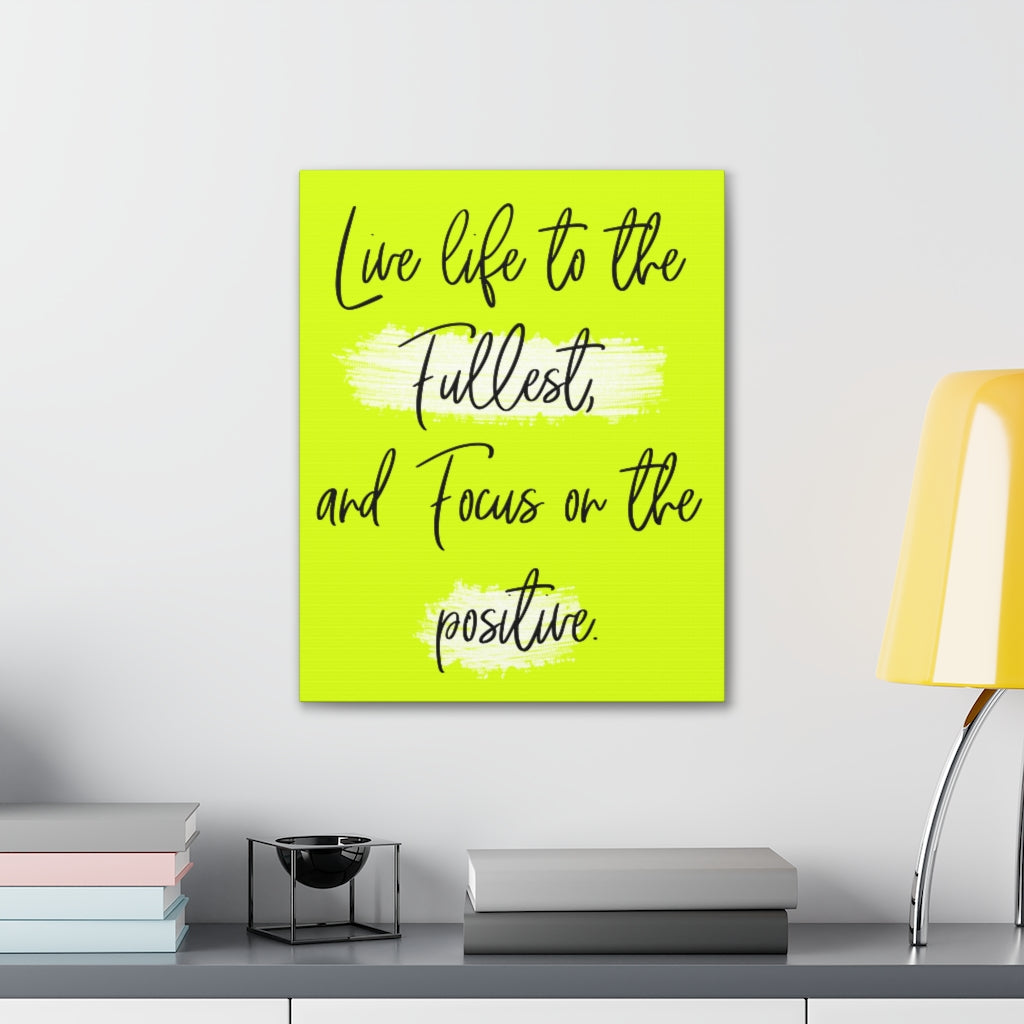 Scripture Walls Inspirational Wall Art Focus On Positive Motivation Wall Decor for Home Office Gym Inspiring Success Quote Print Ready to Hang Unframed-Express Your Love Gifts