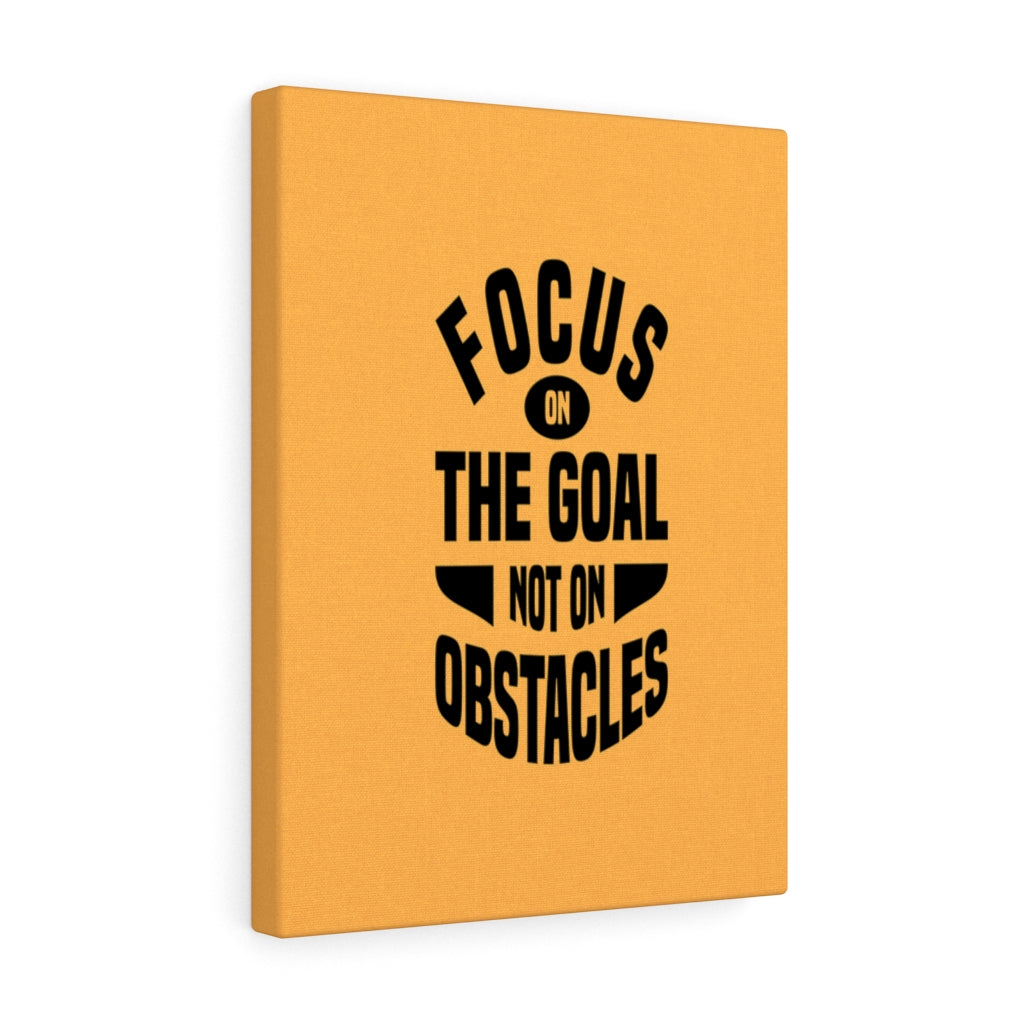 Scripture Walls Inspirational Wall Art Focus On The Goal Not On Obstacles Wall Art Motivation Wall Decor for Home Office Gym Inspiring Success Quote Print Ready to Hang Unframed-Express Your Love Gifts