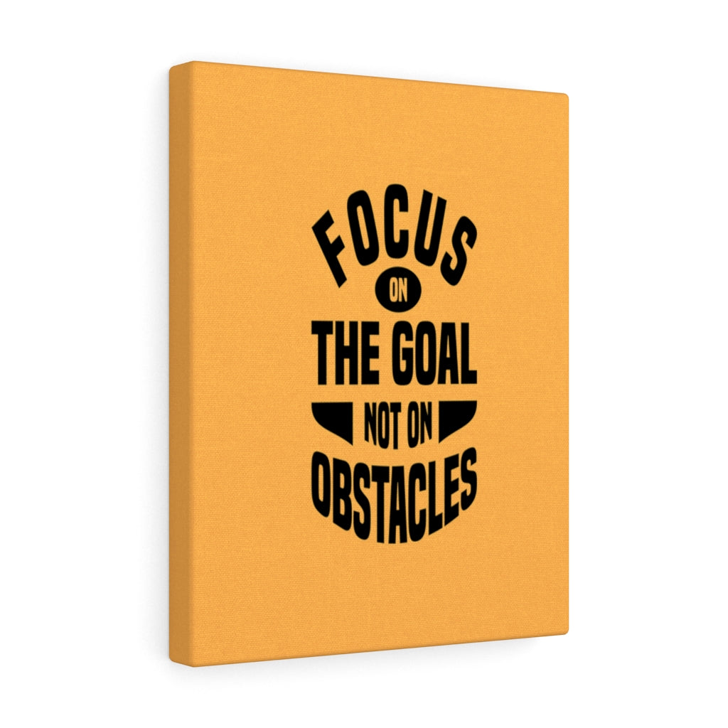 Scripture Walls Inspirational Wall Art Focus On The Goal Not On Obstacles Wall Art Motivation Wall Decor for Home Office Gym Inspiring Success Quote Print Ready to Hang Unframed-Express Your Love Gifts