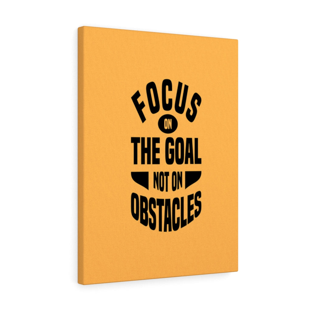 Scripture Walls Inspirational Wall Art Focus On The Goal Not On Obstacles Wall Art Motivation Wall Decor for Home Office Gym Inspiring Success Quote Print Ready to Hang Unframed-Express Your Love Gifts