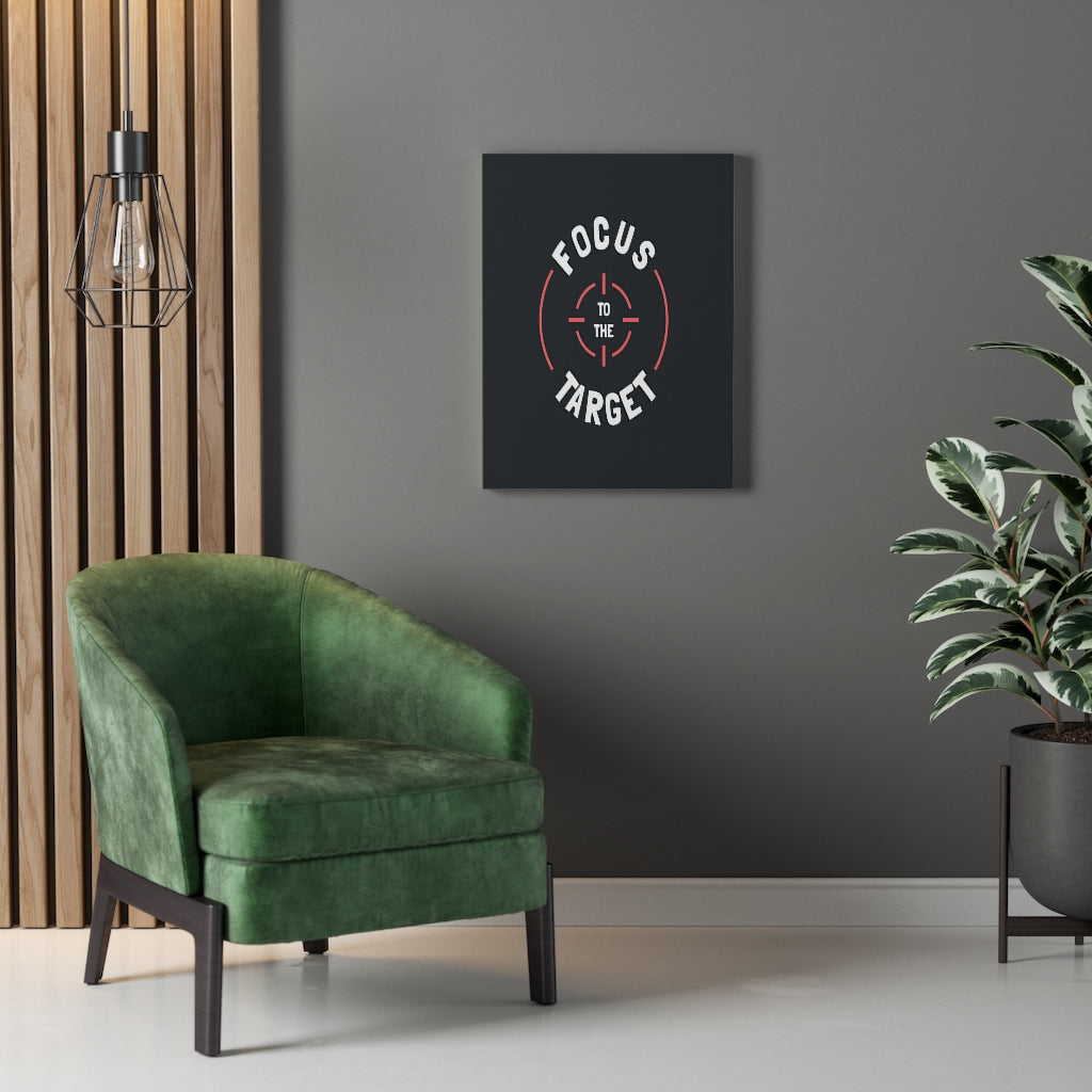 Scripture Walls Inspirational Wall Art Focus To The Target Wall Art Motivation Wall Decor for Home Office Gym Inspiring Success Quote Print Ready to Hang Unframed-Express Your Love Gifts