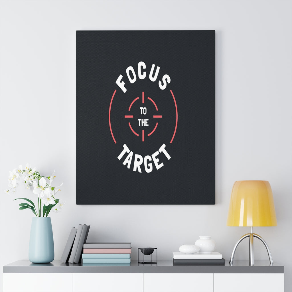 Scripture Walls Inspirational Wall Art Focus To The Target Wall Art Motivation Wall Decor for Home Office Gym Inspiring Success Quote Print Ready to Hang Unframed-Express Your Love Gifts