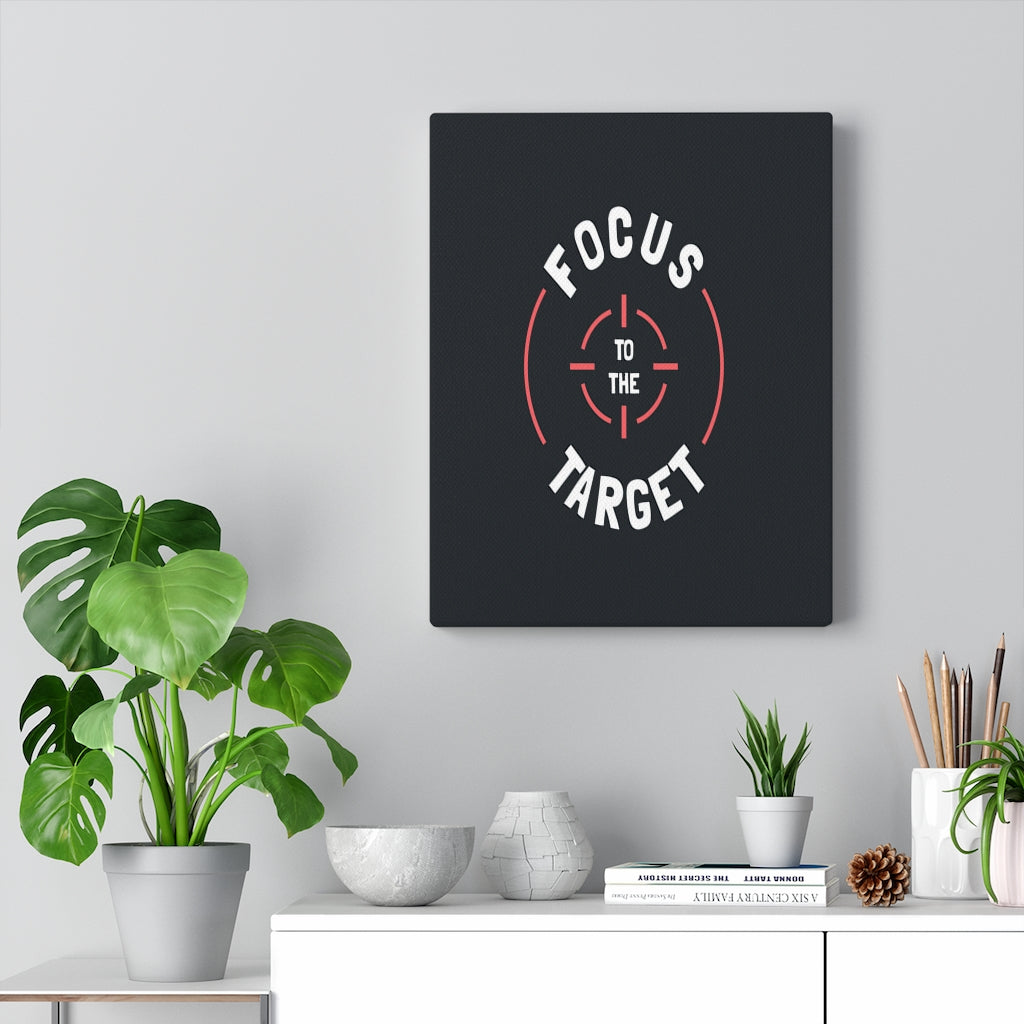 Scripture Walls Inspirational Wall Art Focus To The Target Wall Art Motivation Wall Decor for Home Office Gym Inspiring Success Quote Print Ready to Hang Unframed-Express Your Love Gifts