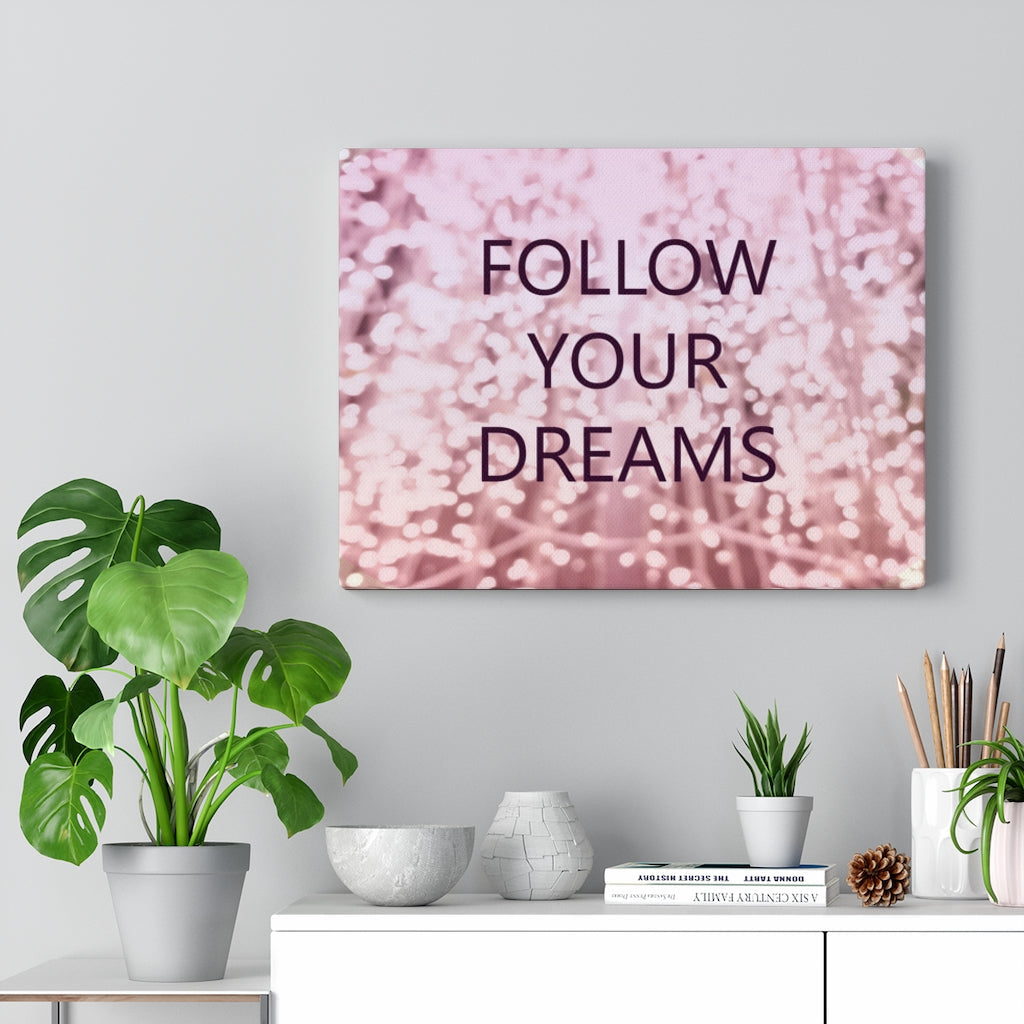 Scripture Walls Inspirational Wall Art Follow Your Dream's Motivational Print Ready to Hang Artwork Unframed-Express Your Love Gifts