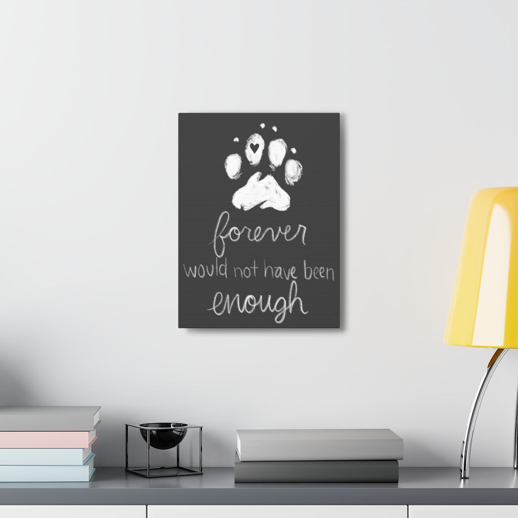 Scripture Walls Inspirational Wall Art Forever Not Enough Motivation Wall Decor for Home Office Gym Inspiring Success Quote Print Ready to Hang Unframed-Express Your Love Gifts