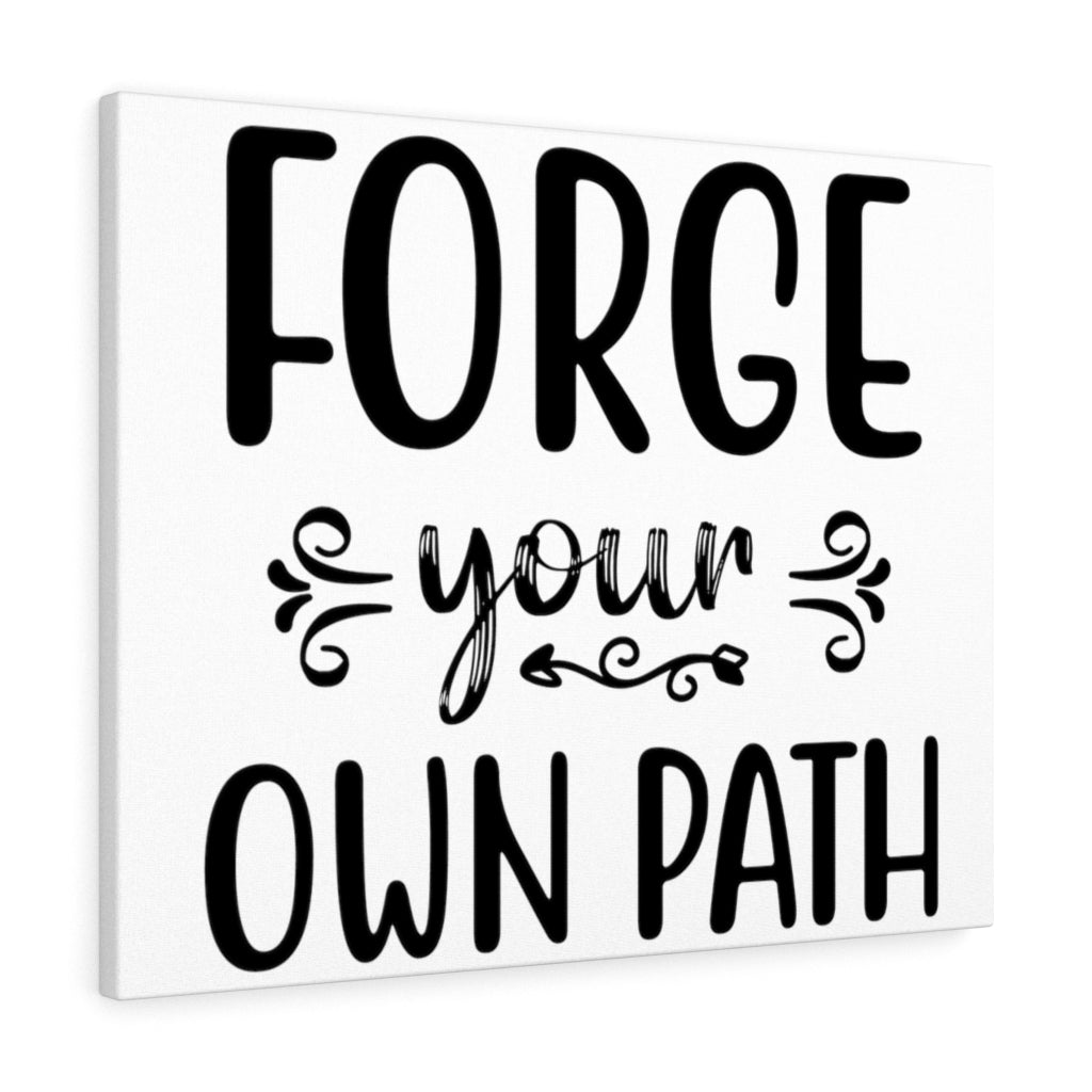 Scripture Walls Inspirational Wall Art Forge Your Own Path Wall Art Motivation Wall Decor for Home Office Gym Inspiring Success Quote Print Ready to Hang Unframed-Express Your Love Gifts