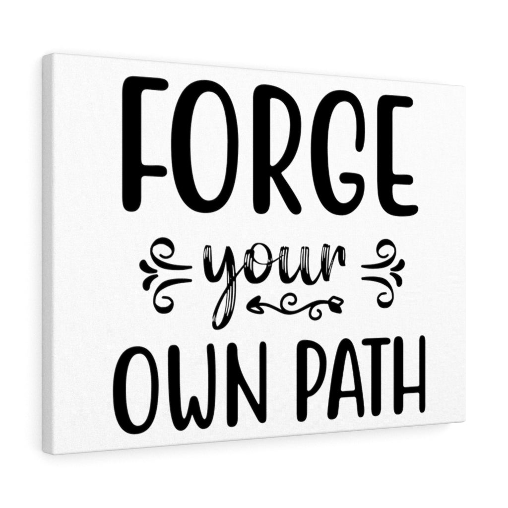 Scripture Walls Inspirational Wall Art Forge Your Own Path Wall Art Motivation Wall Decor for Home Office Gym Inspiring Success Quote Print Ready to Hang Unframed-Express Your Love Gifts