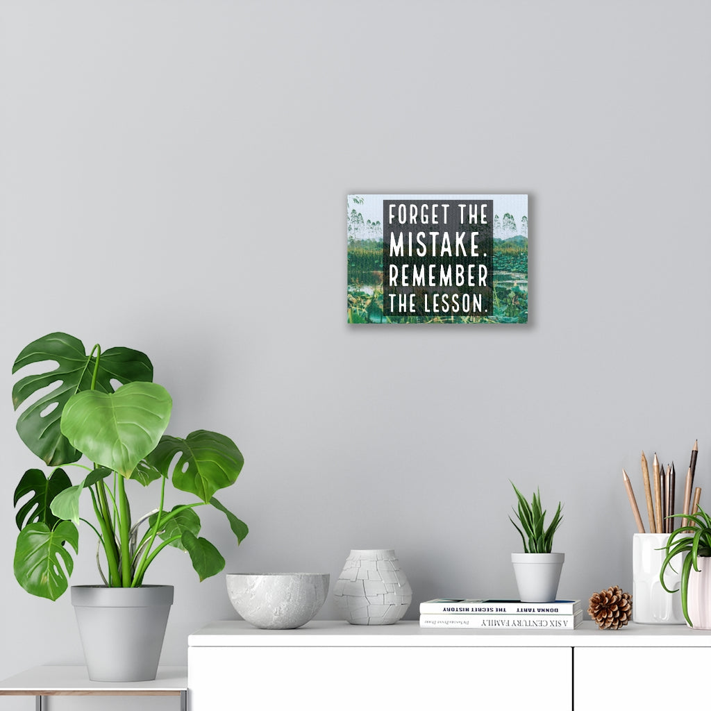 Scripture Walls Inspirational Wall Art Forget The Mistake Motivational Print Ready to Hang Artwork Unframed-Express Your Love Gifts