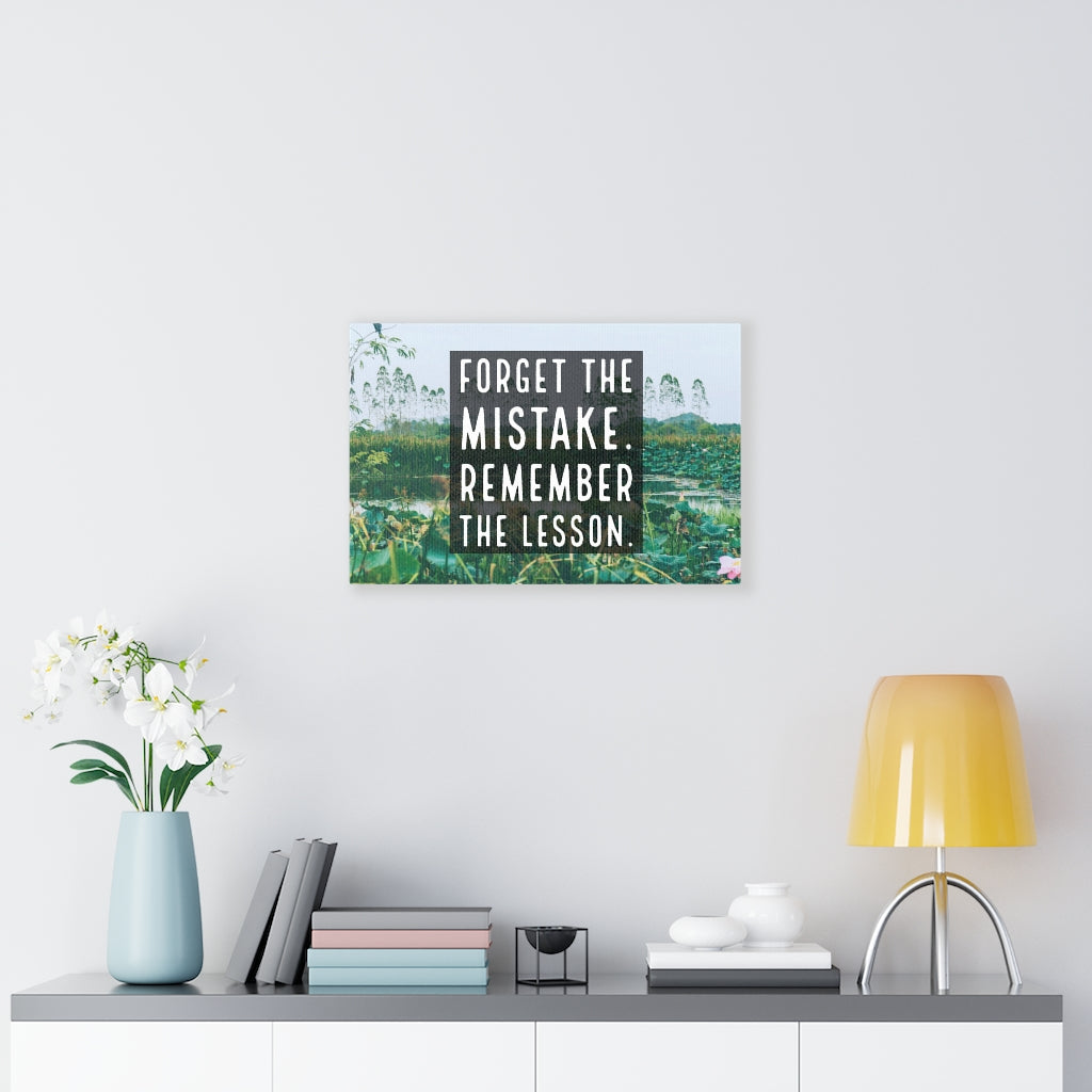 Scripture Walls Inspirational Wall Art Forget The Mistake Motivational Print Ready to Hang Artwork Unframed-Express Your Love Gifts